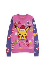 Pokemon: Pikachu Patched Christmas - Multicolor (Maglione Unisex Tg. S)