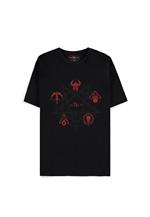 Diablo IV: Class Icons - Black (T-Shirt Unisex Tg. L)