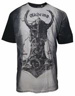 T-Shirt Unisex Tg. M Alchemy. Thors Fury Grey