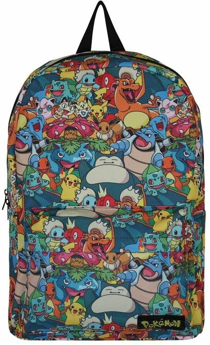 Zaino Pokemon. Characters All Over Printed - Bioworld - Cartoleria