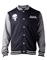 Giacca Unisex Tg. L Marvel. The Punisher Varsity Baseball Multicolor