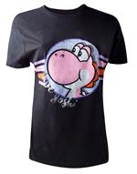 T-Shirt Donna Tg. M. Nintendo - Super Mario Yoshi Black
