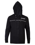 Felpa Con Cappuccio Unisex Tg. L. Star Wars: Classic Dart Vader Black