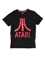 T-Shirt Unisex Tg. S. Atari: Red Logo Black