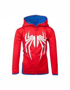 Idee regalo Felpa Con Cappuccio Bambino 98/104. Marvel: Spiderman Teq Red Difuzed