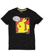 T-Shirt Unisex Tg. S. Pokemon: Pika Pop Black