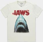 T-Shirt Unisex Tg. XL Jaws Poster White