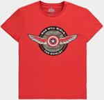 T-Shirt Unisex Tg. XL Marvel Falcon & The Winter Soldier Red