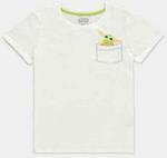 T-Shirt Donna Tg. M Star Wars The Mandelorian Baby Yoda White