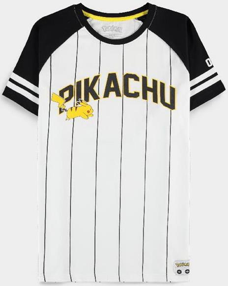 T-Shirt Unisex Tg. M. Pokemon: Running Pika White