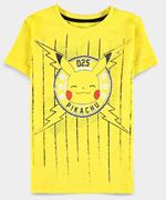 T-Shirt Bambino Tg. 122/128. Pokemon: Funny Pika Yellow