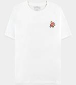 T-Shirt Unisex Tg. M. Pokemon: Magikarp & Gyarados White