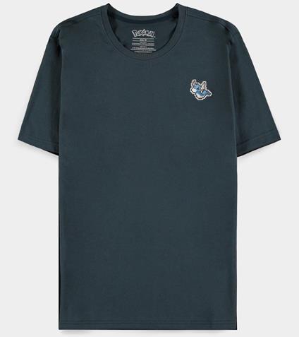 T-Shirt Unisex Tg. XL. Pokemon: Pixel Dratini Blue