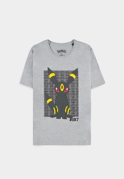 T-Shirt Unisex Tg. L. Pokemon: Umbreon Grey