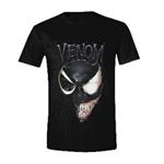 T-Shirt Unisex Tg. M Venom. Venom 2 Faced Black