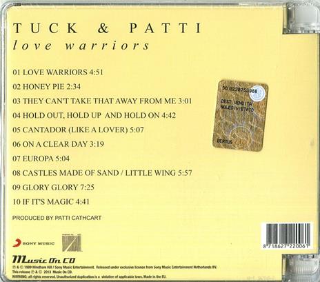 Love Warriors - CD Audio di Tuck & Patti - 2