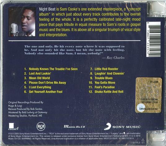 Night Beat - CD Audio di Sam Cooke - 2