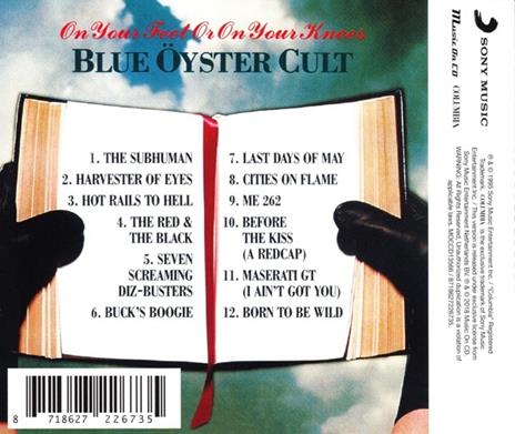 On Your Feet or on Your Knees - CD Audio di Blue Öyster Cult - 2