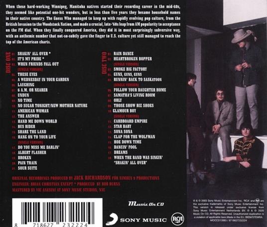 Anthology - CD Audio di Guess Who - 2