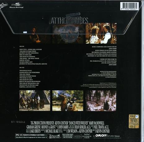 Balla Coi Lupi (Dances with Wolves) (Colonna sonora) (180 gr.) - Vinile LP di John Barry - 2