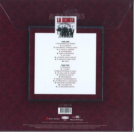 La scorta (Colonna sonora) (180 gr. Clear Vinyl Limited Edition) - Vinile LP di Ennio Morricone - 2