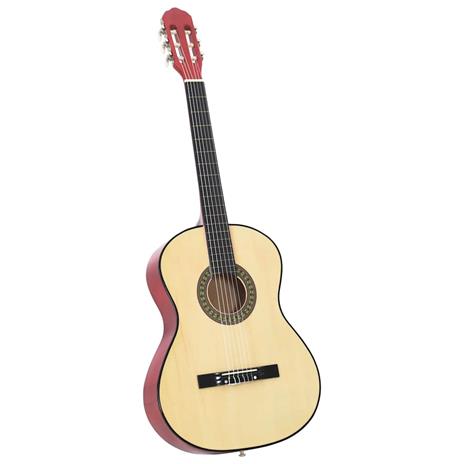 vidaXL Chitarra Classica per Principianti Nera 4/4 39" in Tiglio - 3