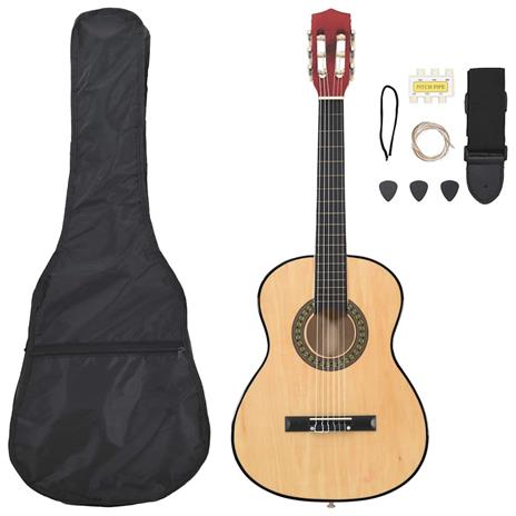 vidaXL Set Chitarra Classica 8 pz Bambini e Principianti 3/4 36