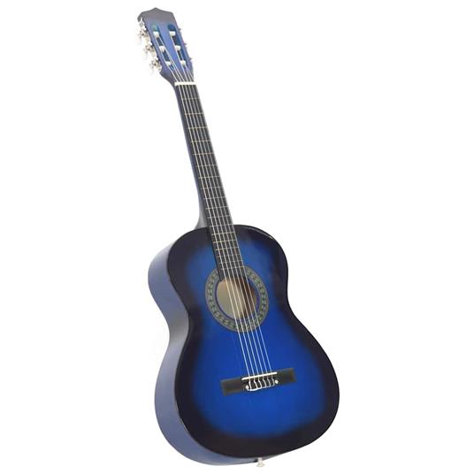 vidaXL Chitarra Classica per Principianti e Bambini Blu 3/4 36 - 3