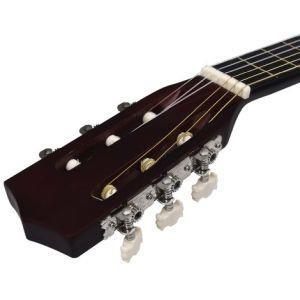 vidaXL Chitarra Classica per Principianti e Bambini 1/2 34" in Tiglio - 6