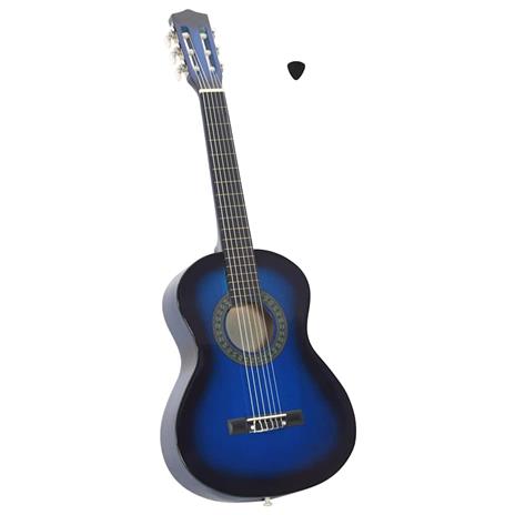vidaXL Chitarra Classica per Principianti e Bambini Blu 1/2 34