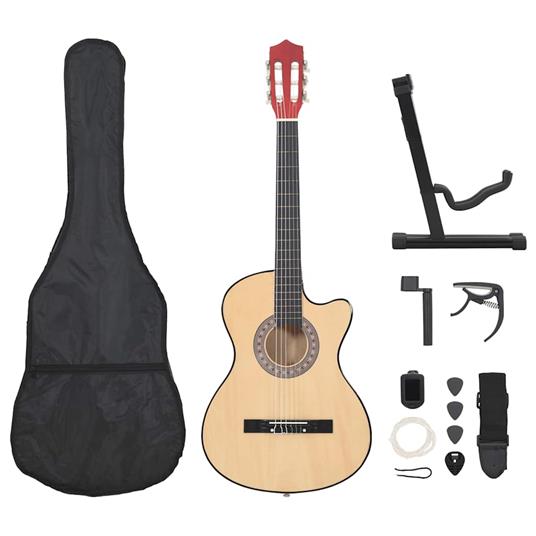 vidaXL Set Chitarra Acustica Western 12 pz con 6 Corde 38