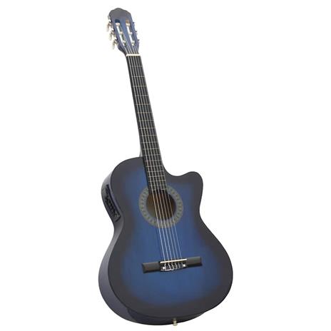 vidaXL Chitarra Classica Western con Equalizzatore e 6 Corde Blu - 3