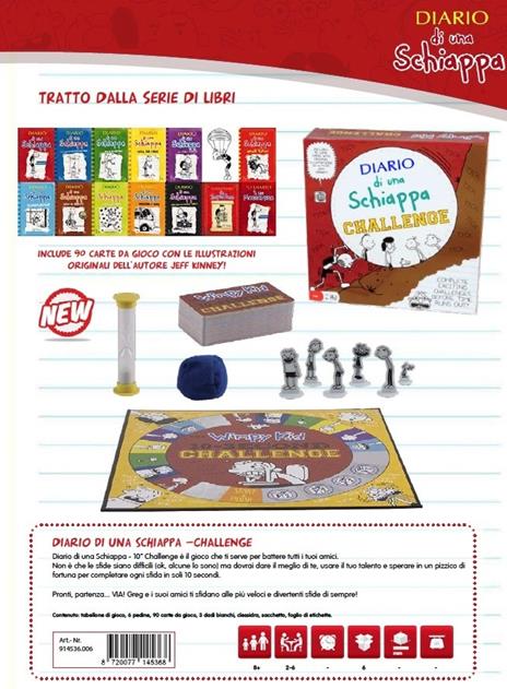 Diario Di Una Schiappa - 10 Secondi Challenge. Gioco da tavolo - 5