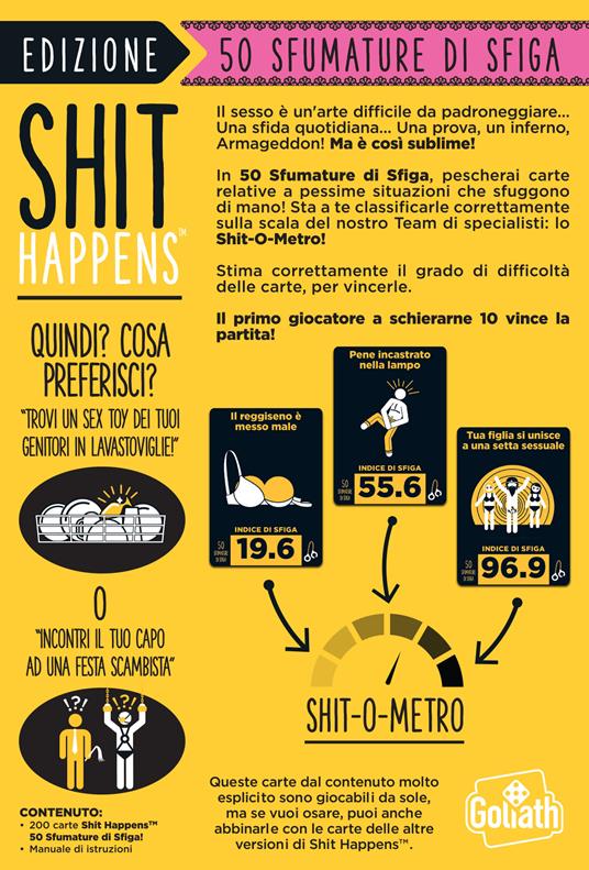 Shit happens - 50 sfumature di sfiga. Gioco da tavolo - 7