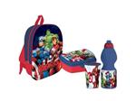 Zaino 3D Bambino + Gift Set 3 in 1 Marvel Avengers