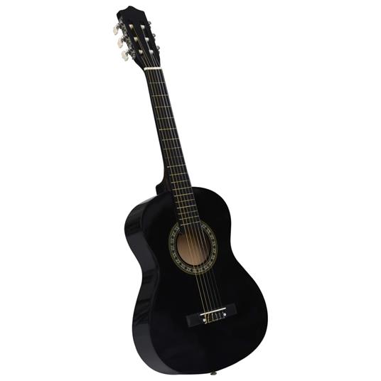 vidaXL Chitarra Classica Principianti e Bambini Custodia Nera 1/2 34 - 3