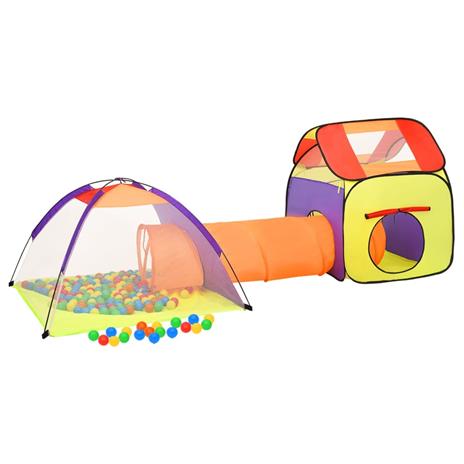 vidaXL Tenda da Gioco Bambini 250 Palline Multicolore 338x123x111 cm - 2