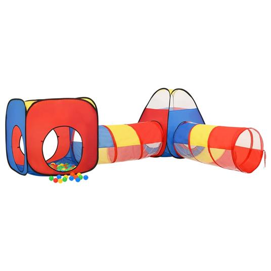 vidaXL Tenda da Gioco per Bambini 250 Palline Multicolore 190x264x90cm - 2