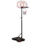 vidaXL Supporto per Pallacanestro Bianco 216-250 cm Polietilene
