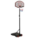 vidaXL Supporto per Pallacanestro Nero 216-250 cm Polietilene