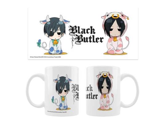 Black Butler Ceramic Tazza Cow Costumes Sakami Merchandise