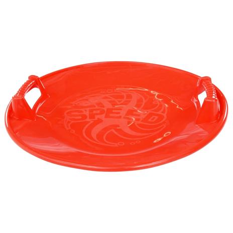 vidaXL Slittino Rotondo Rosso 66,5 cm in PP - 2
