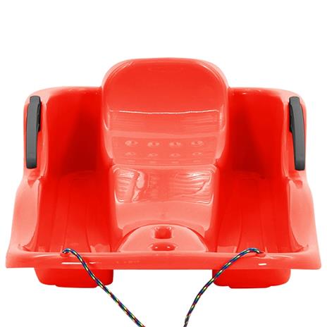 vidaXL Slittino con Freni Rosso 87x40x18 cm in Polipropilene - 2