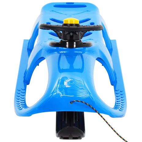 vidaXL Slittino con Volante Blu 102,5x40x23 cm in Polipropilene - 2