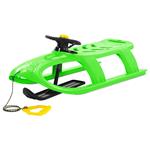 vidaXL Slittino con Volante Verde 102,5x40x23 cm in Polipropilene