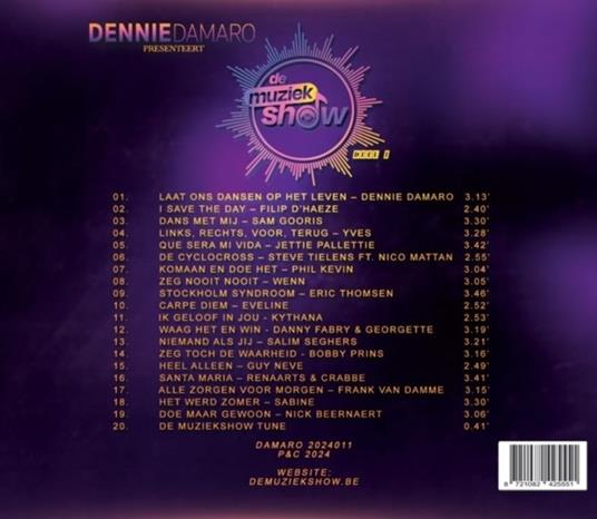 Presenteert De Muziekshow Deel 1 - CD Audio di Dennie Damaro - 2