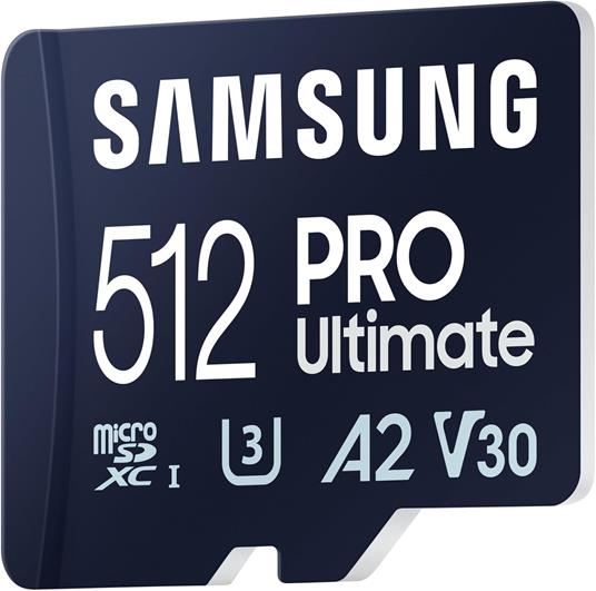 Samsung 512 Gb Pro Ultimate Microsdxc Uhs-I Scheda, Con Adattatore Sd MB-MY512SA/WW - 2