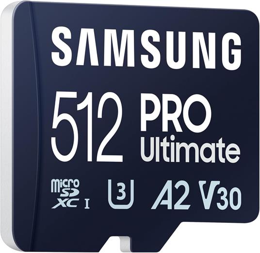 Samsung 512 Gb Pro Ultimate Microsdxc Uhs-I Scheda, Con Adattatore Sd MB-MY512SA/WW - 3