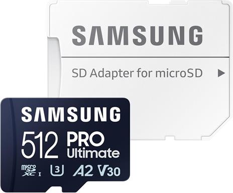 Samsung 512 Gb Pro Ultimate Microsdxc Uhs-I Scheda, Con Adattatore Sd MB-MY512SA/WW - 4