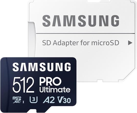 Samsung 512 Gb Pro Ultimate Microsdxc Uhs-I Scheda, Con Adattatore Sd MB-MY512SA/WW - 4
